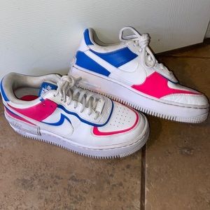 AirForces Size 7 womens blue and pink